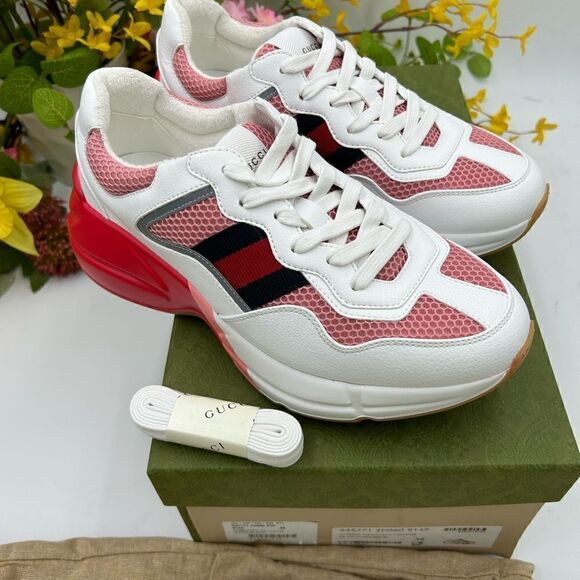 SOLD!!!!!!!!!!       Gucci Rython sneakers, size 38 made in Italy - Picture 1 of 11